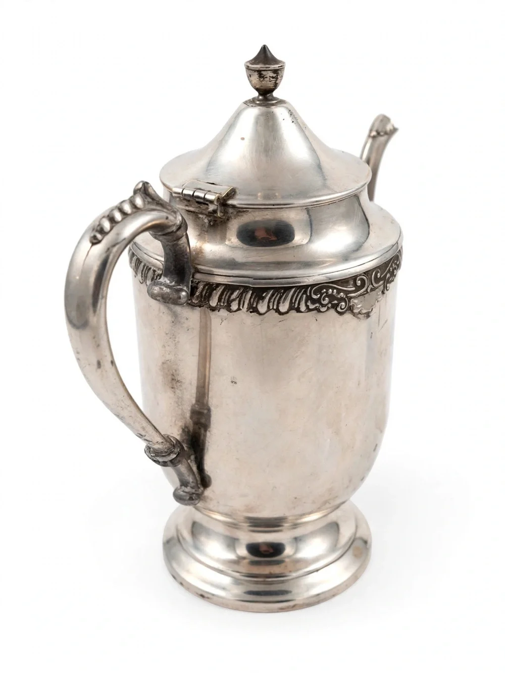 VTG Ornate Pedestal Circa 1910s-1930 Victorian Colonial Revival style Coffee Pot